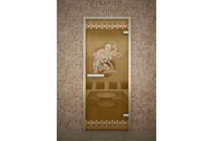 Дверь для хамам серия Рим бронза
