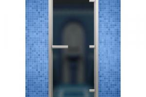 Дверь для турецкой бани, стекло сатин