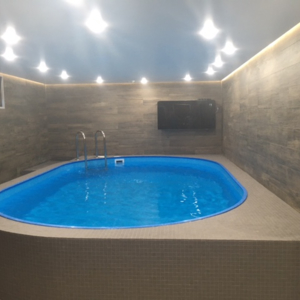 Строительство бассейна в коттедже