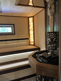 Сауна с гималайской солью Сауна с гималайской солью