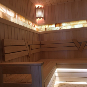 Сауна в загородном доме в п.Солнечная поляна Сауна в загородном доме в п.Солнечная поляна