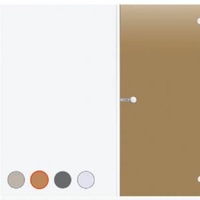 Дверь Harvia ALU 7×19 коробка серая, стекло бронза